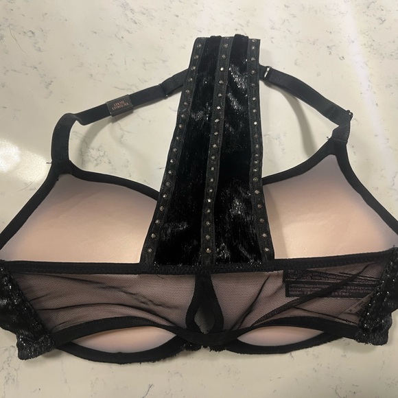 Victoria Secret Rhinestone Racerback with Front Closure - Picture 2 of 3